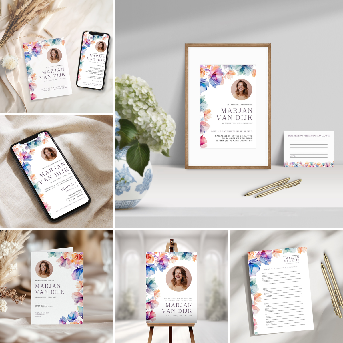 Templates Bundel voor Persoonlijke Uitvaart